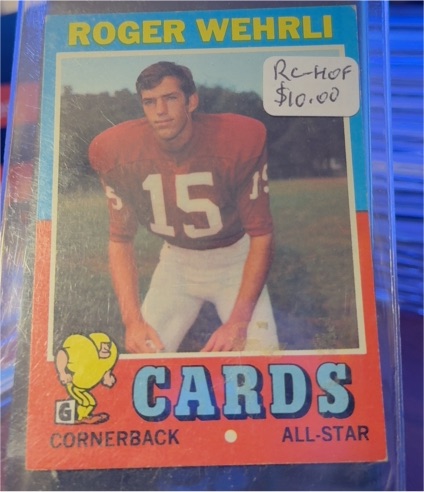 1971 Topps #188 Roger Wehrli — front