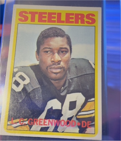1972 Topps #101 L.C. Greenwood — front