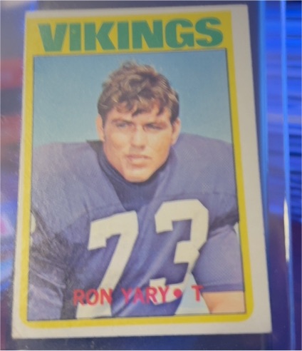1972 Topps #104 Ron Yary — front