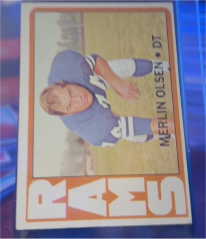 1972 Topps #181 Merlin Olsen — front