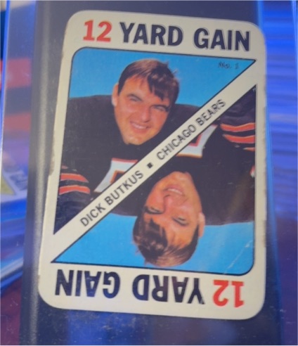 1971 Topps Game #1 Dick Butkus — front