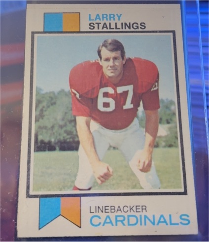1973 Topps #352 Larry Stallings — front