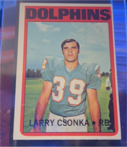 1972 Topps #140 Larry Csonka — front