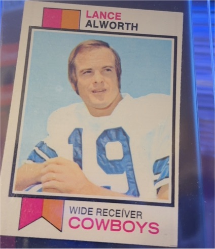 1973 Topps #61 Lance Alworth — front