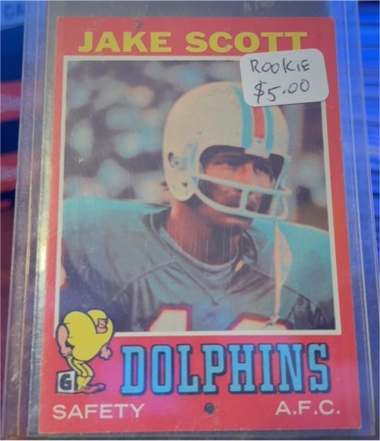 1971 Topps #211 Jake Scott — front