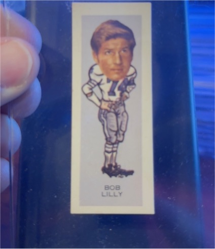 1974 Nabisco Sugar Daddy #7 Bob Lilly — front