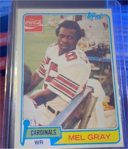 1981 Topps Coca-Cola #5 Mel Gray — front