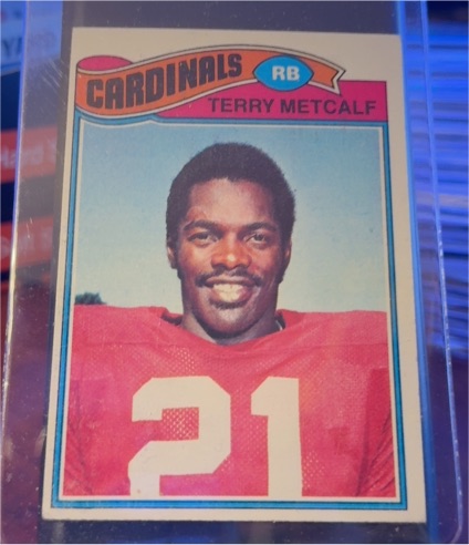 1977 Topps #345 Terry Metcalf — front