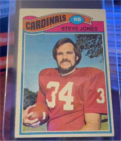 1977 Topps Football #184 Steve Jones — front