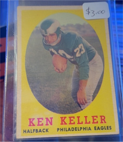1958 Topps #108 Ken Keller — front