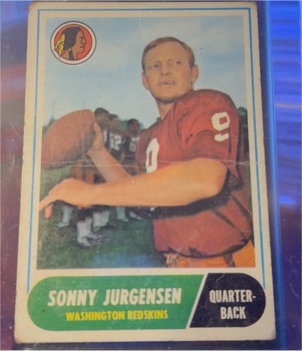 1968 Topps #88 Sonny Jurgensen — front