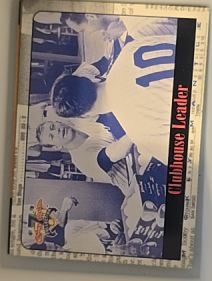 1997 Scoreboard #26 Mickey Mantle Clubhouse Leader — front