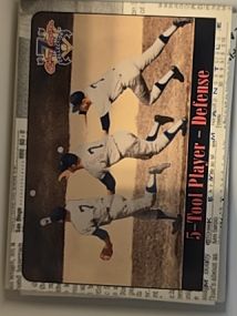 1997 Scoreboard #35 Mickey Mantle 5-Tool Player - Defense — front