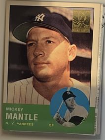 1996 Topps #13 Mickey Mantle — front