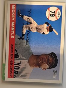2006 Topps Multi-Year Issue Home Run History #MHR79 Mickey Mantle — front