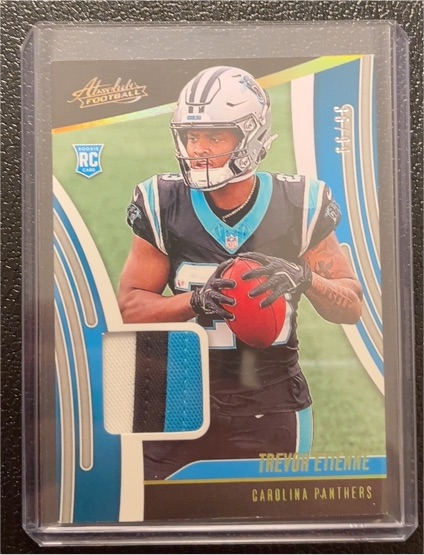 2025 Panini Absolute Football #Treylon Etienne Rookie Materials Patch — front