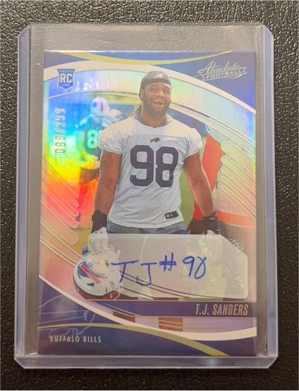 2025 Panini Absolute #180 T.J. Sanders — front