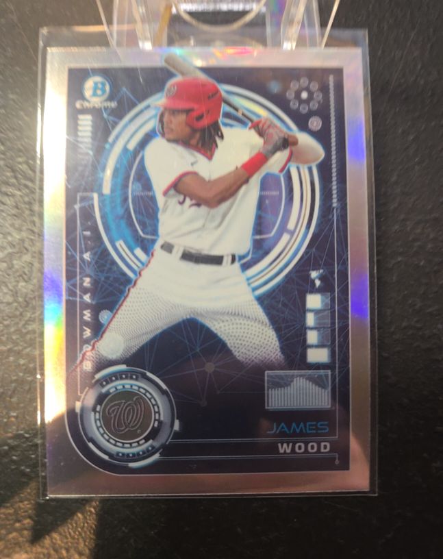 2024 Bowman Chrome #BAI-17 James Wood — front