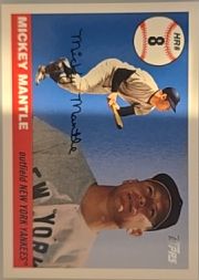 2006 Topps Mantle Home Run History #MHR1 Mickey Mantle — front
