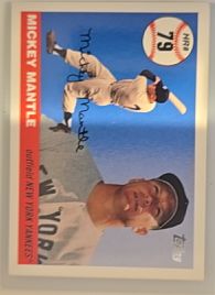 2006 Topps #79 Mickey Mantle — front