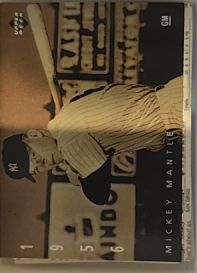 1994 Upper Deck: The American Epic GM #5 Mickey Mantle — front