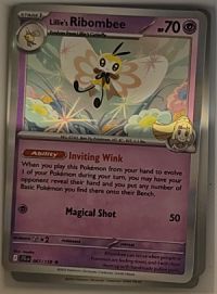 2023 Pokémon SV09: Journey Together #067 Lillie's Ribombee — front