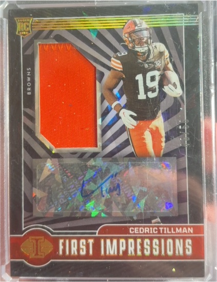 2023 Panini Illusions First Impressions #Cedric Tillman — front