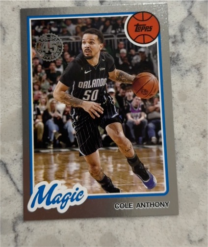 2025-26 Topps 1980-81 #80BK-26 Cole Anthony — front