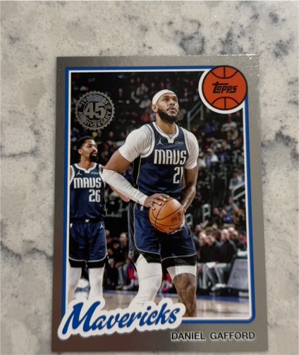 2025-26 Topps 1980-81 45th Anniversary #80BK-10 Daniel Gafford — front