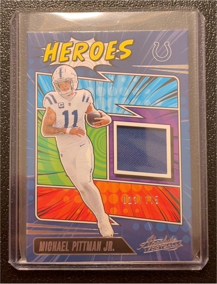 2025 Panini Absolute Heroes #AHM-MPN Michael Pittman Jr. — front