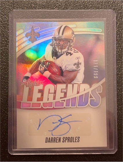 2025 Panini Absolute Legends #ALS-DSS Darren Sproles — front