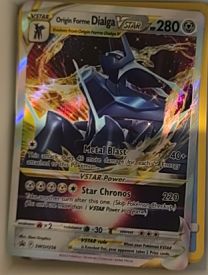 2020 Pokémon Sword & Shield #SWSH256 Origin Forme Dialga VSTAR — front