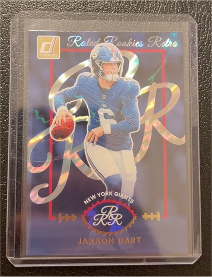 2025 Donruss Rated Rookies Retro #1 Jaxson Dart — front