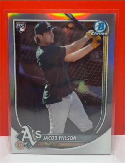 2025 Bowman Chrome #1 Jacob Wilson — front