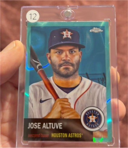 2022 Topps Chrome Platinum Anniversary #123 Jose Altuve — front