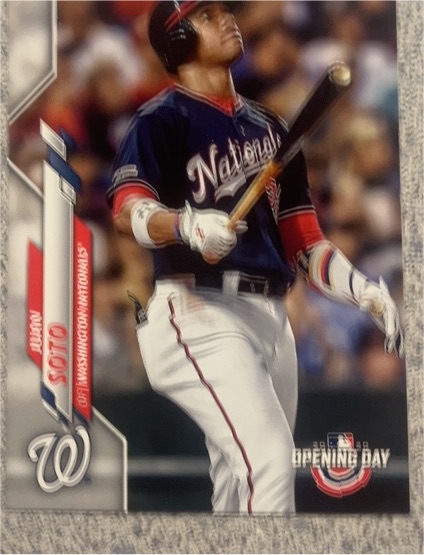 2020 Topps Opening Day #27 Juan Soto — front