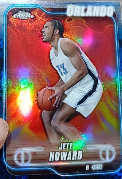 2024 Topps Chrome Jett Howard — front