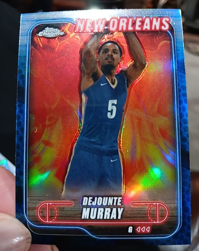 2024-25 Topps Chrome #73 Dejounte Murray — front