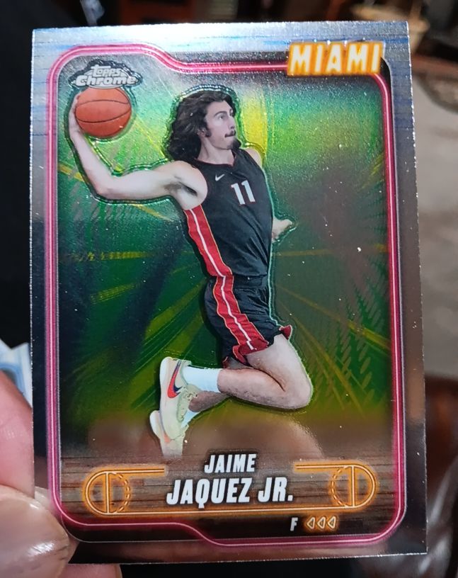 2024-25 Topps Chrome #36 Jaime Jaquez Jr. — front