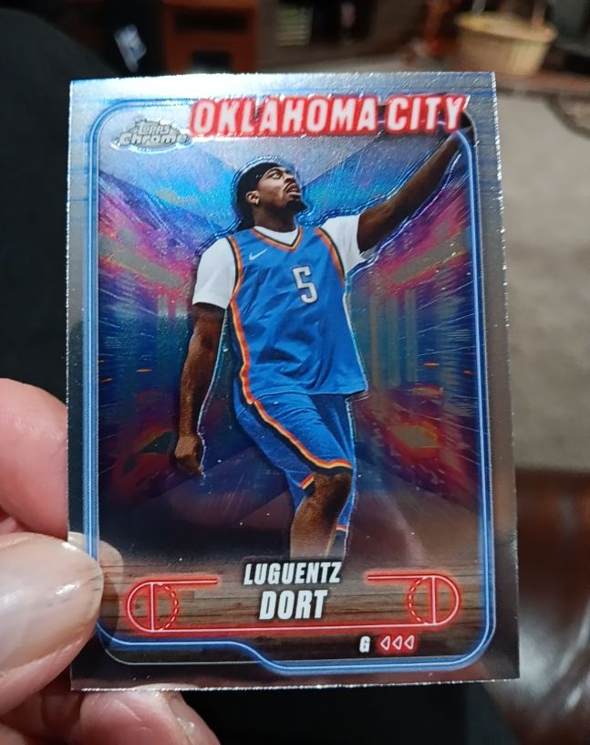 2024-25 Topps Chrome #74 Luguentz Dort — front