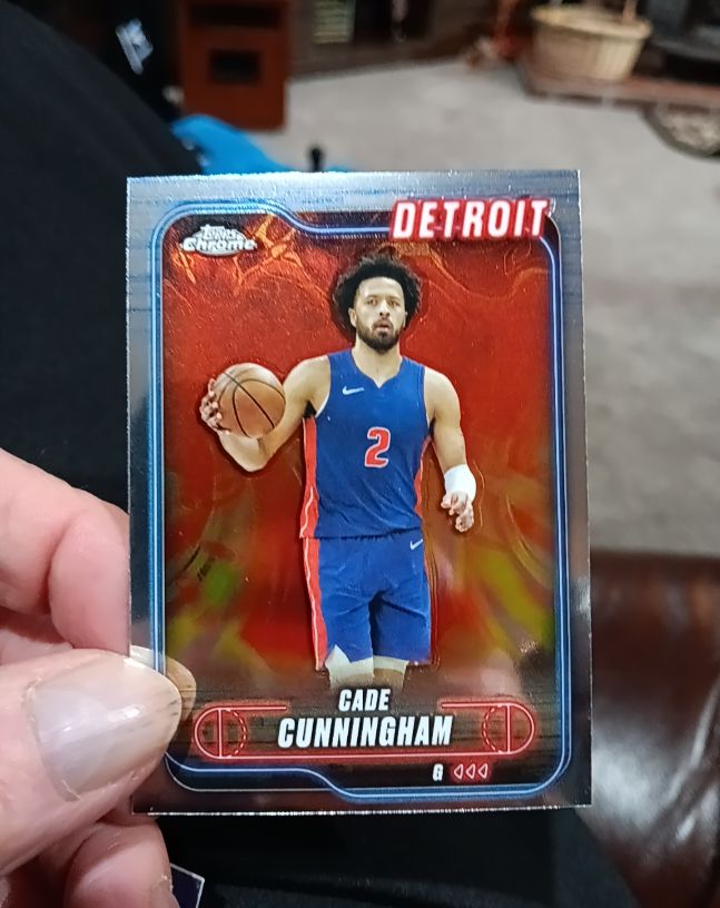 2024-25 Topps Chrome #18 Cade Cunningham — front