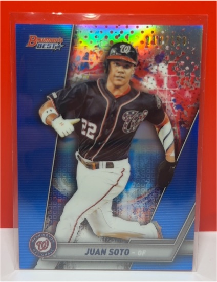 2019 Bowman's Best #59 Juan Soto — front