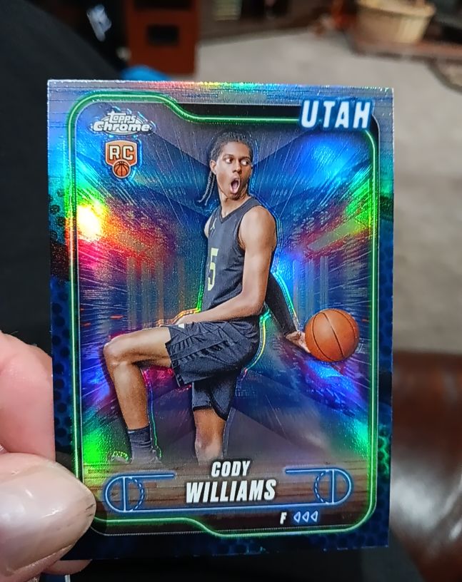2024-25 Topps Chrome #160 Cody Williams — front