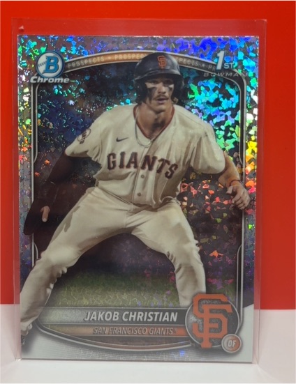 2025 Bowman Chrome #BCP-157 Jakob Christian — front