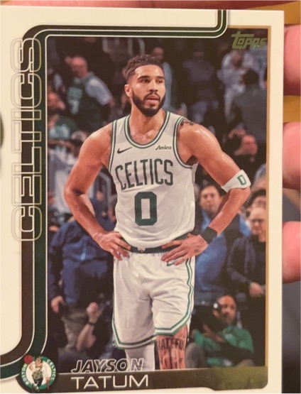 2025-26 Topps #1 Jayson Tatum — front