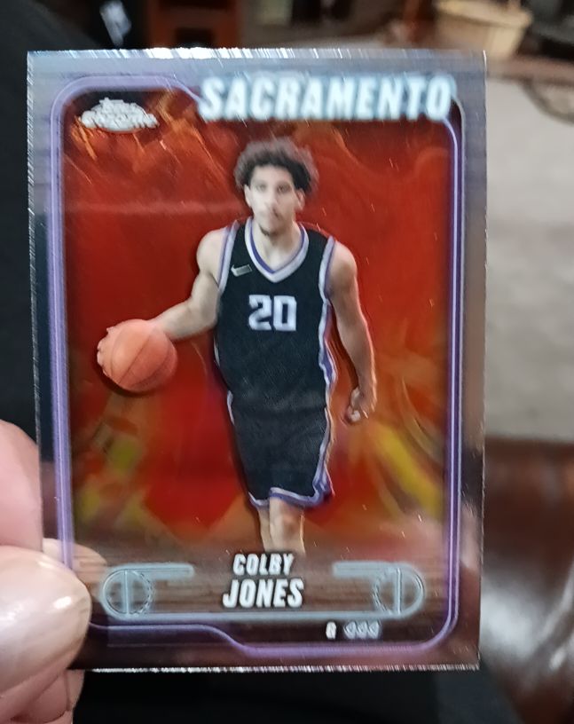 2024-25 Topps Chrome #192 Colby Jones — front