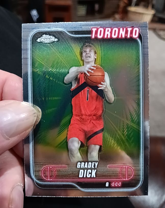 2024-25 Topps Chrome #92 Gradey Dick — front