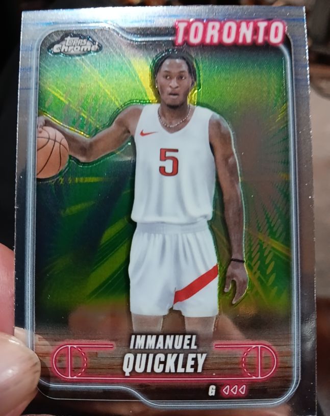 2024-25 Topps Chrome #57 Immanuel Quickley — front