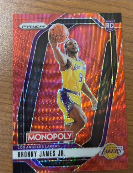 2024-25 Panini Prizm Monopoly #45 Bronny James Jr. — front