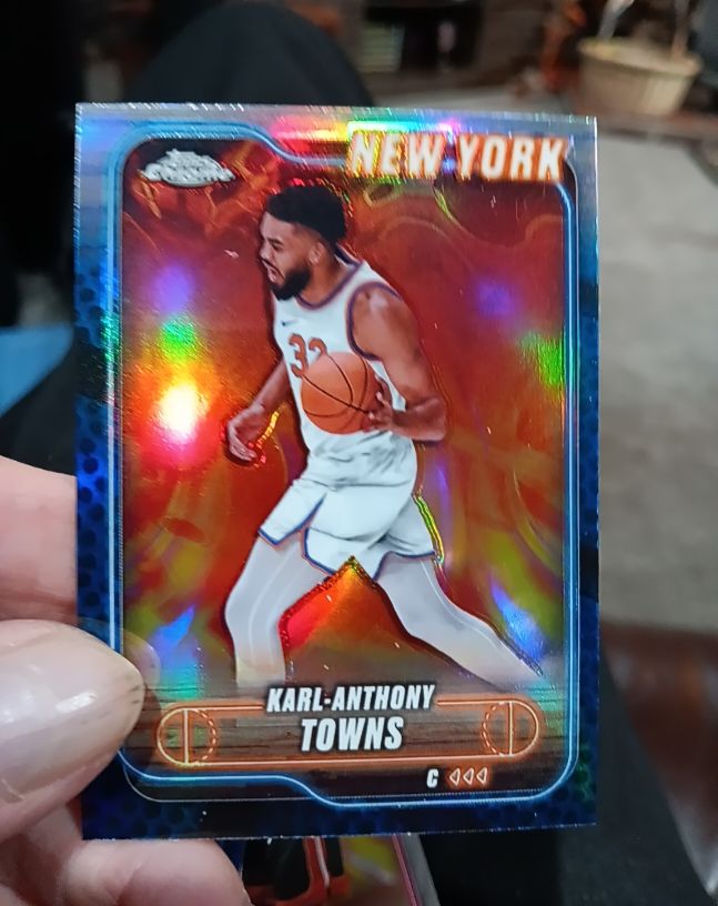 2024-25 Topps Chrome #52 Karl-Anthony Towns — front